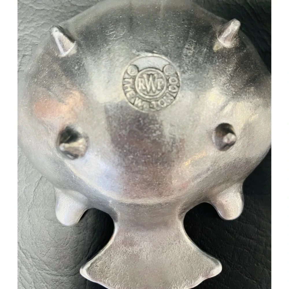 Wilton Armetale Fish Bowls Set of 2 Silver Pewter Alternative Coastal Nautical